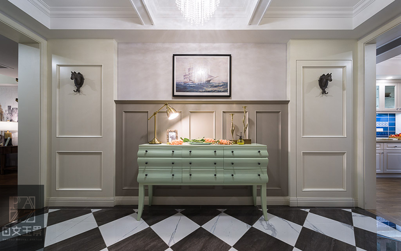 摩登美式轻奢【芳华】之家,打造实用与优雅并存的四室两厅-14