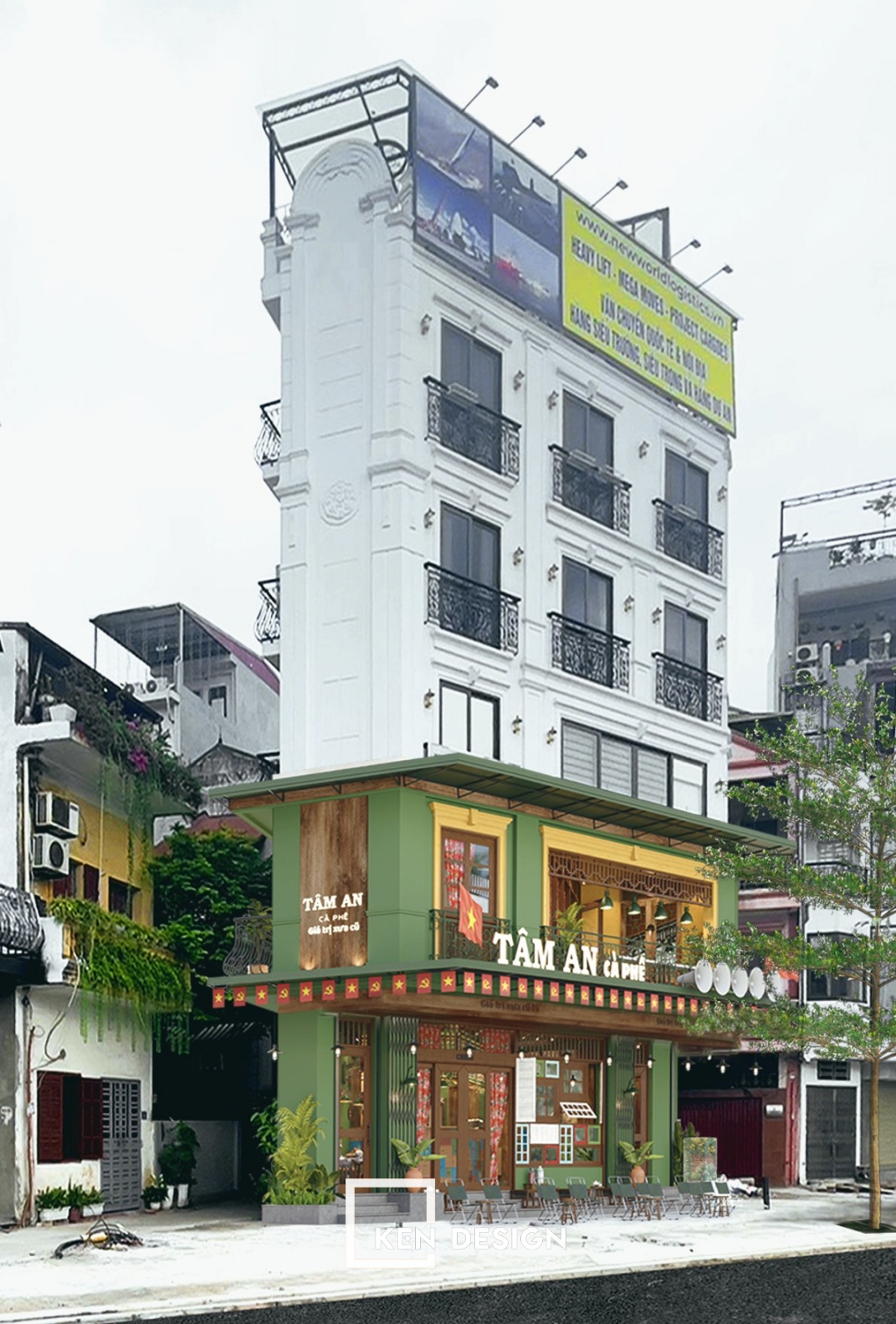 ​Thiết kế quán cafe bao cấp Tâm An-7