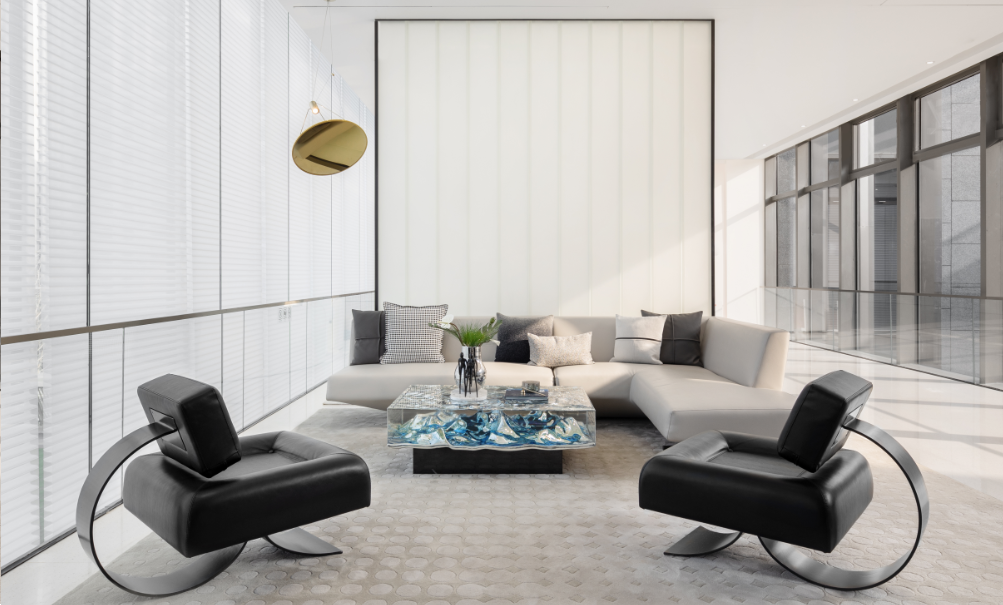 华润置地大连湾售楼处丨中国辽宁丨万景百年室内设计-41