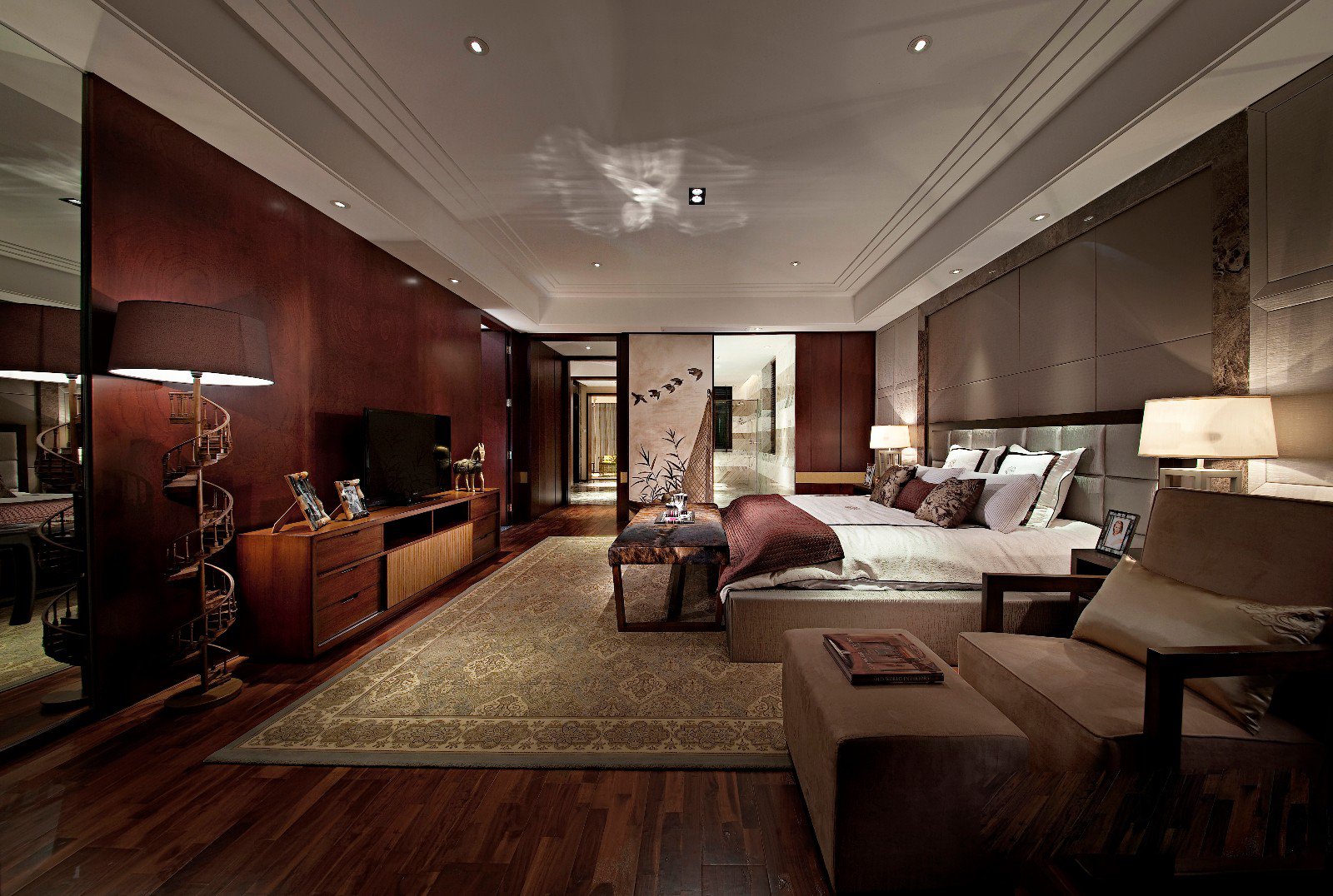 广州星河湾奢华新中式别墅设计作品-7