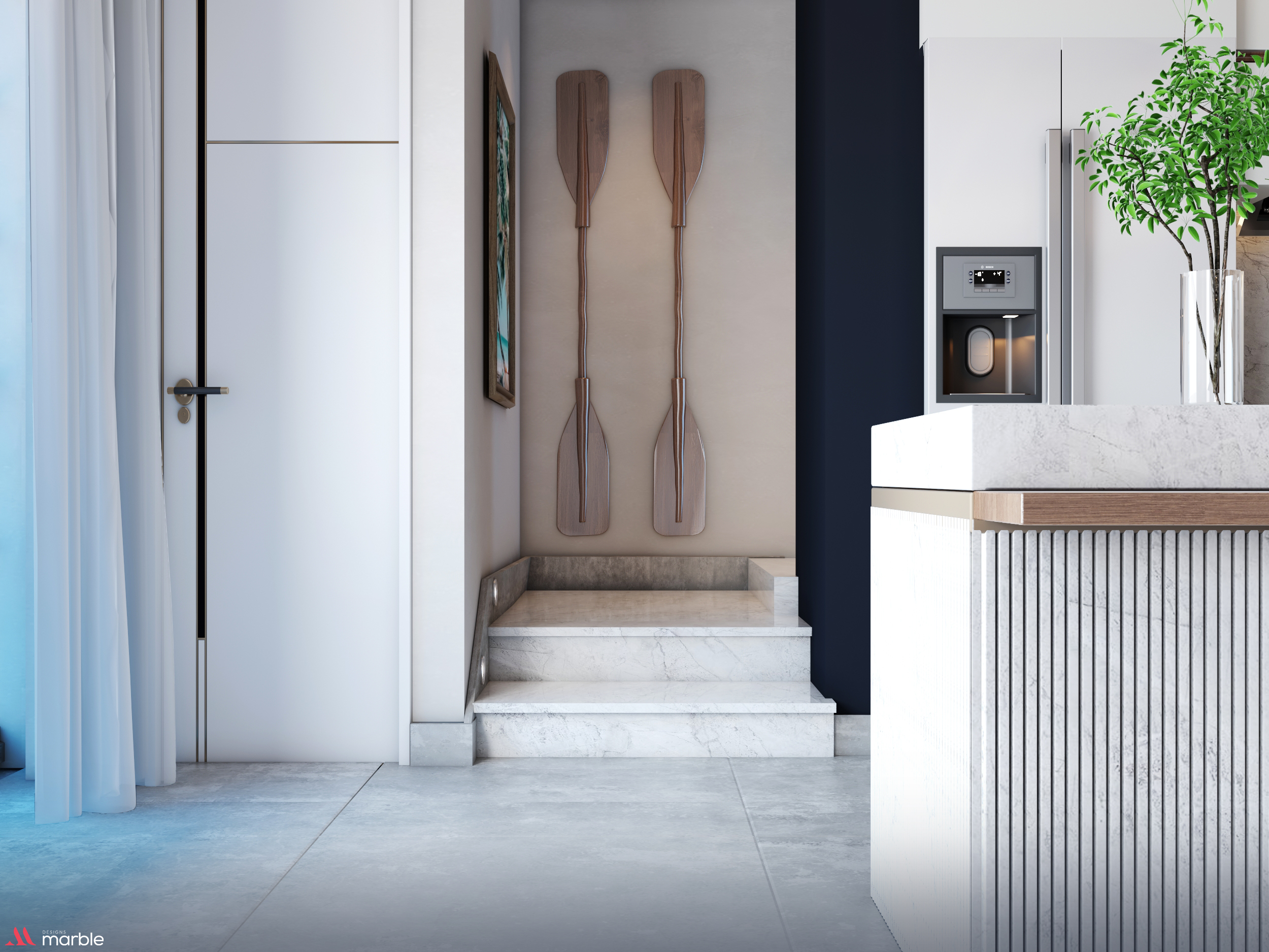 海岸接待与厨房丨Rana Hamdy-16