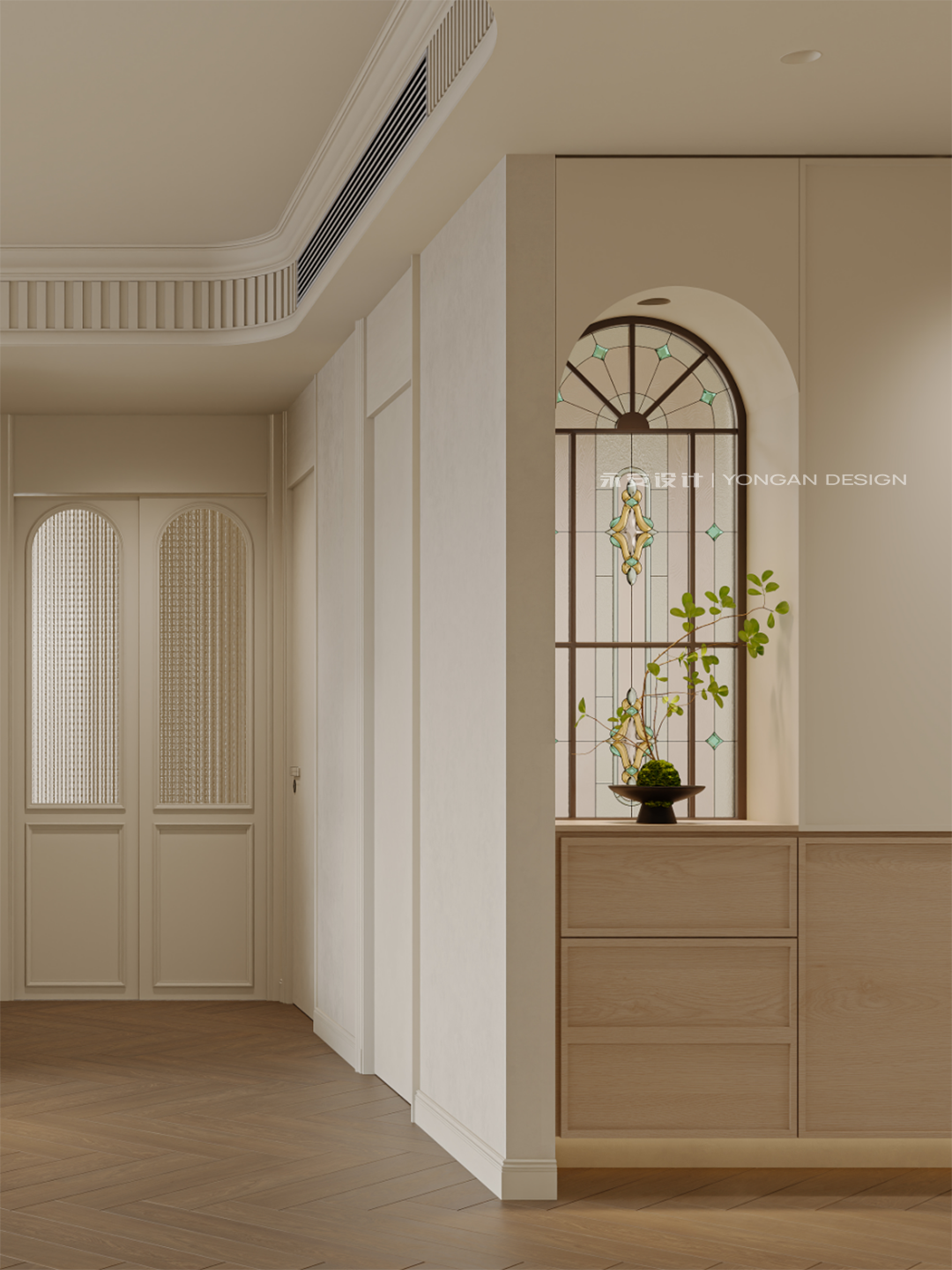 永安新作丨绿海湾110m²【皎洁入梦·诗意法式】-8