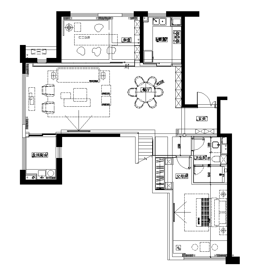 长沙建发央著 S 户型样板间 | 元禾大千 | 禅意空间的人性回归-57