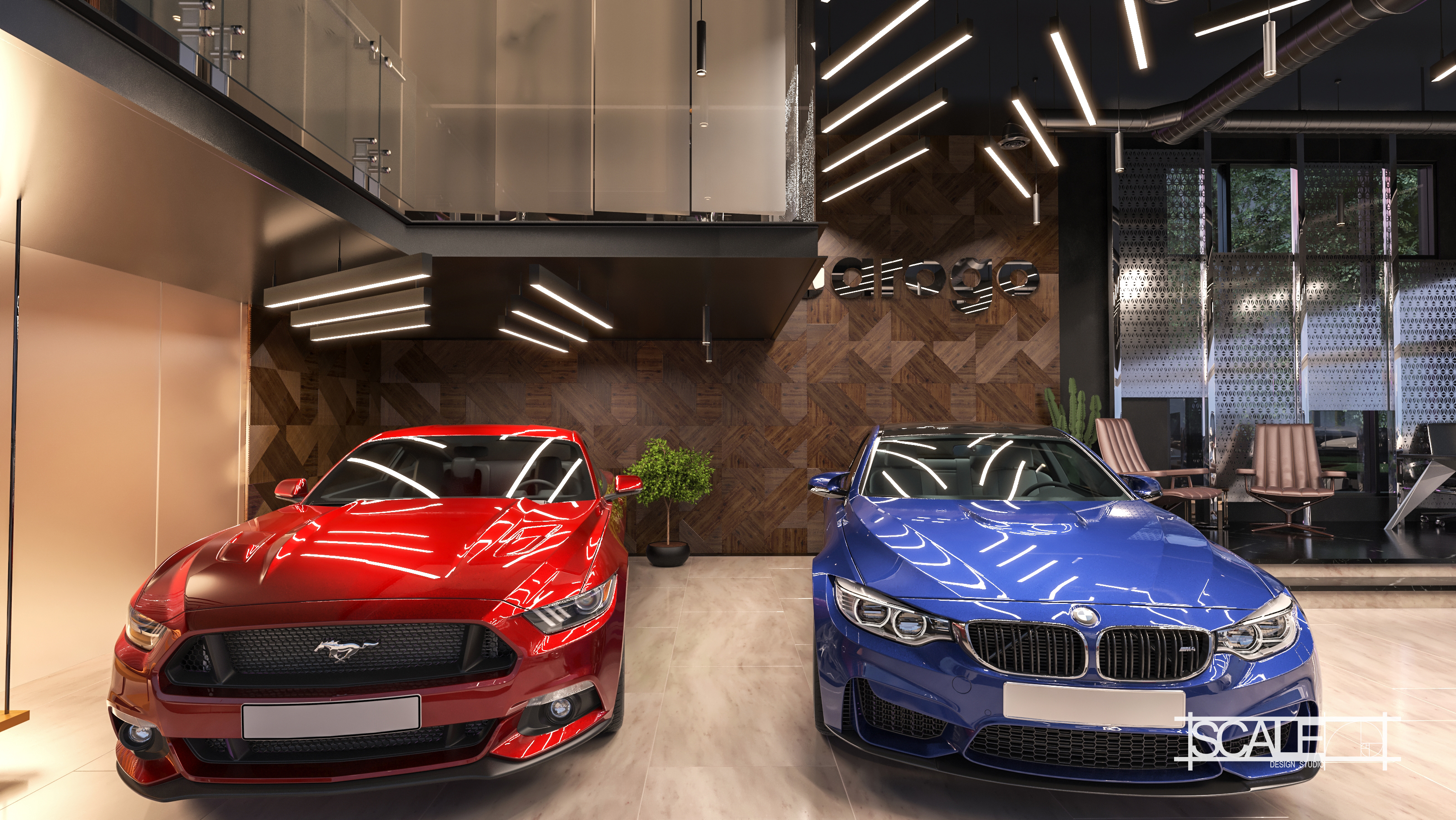 Carogo 汽车展厅丨Scale Design Studio-15