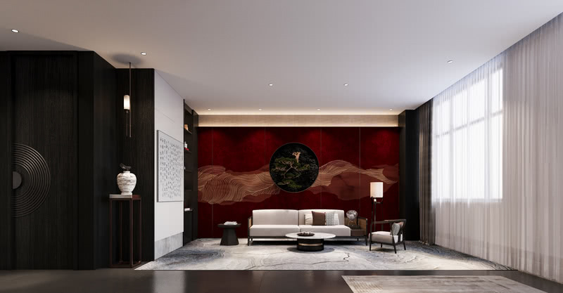 国风酒店餐饮空间设计-4