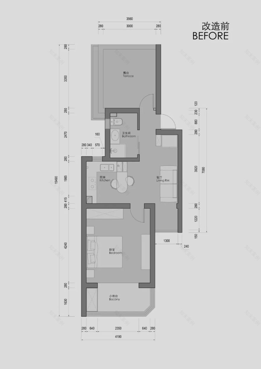 上海 90 后小夫妻 46㎡家居改造丨中国上海丨文骏-6