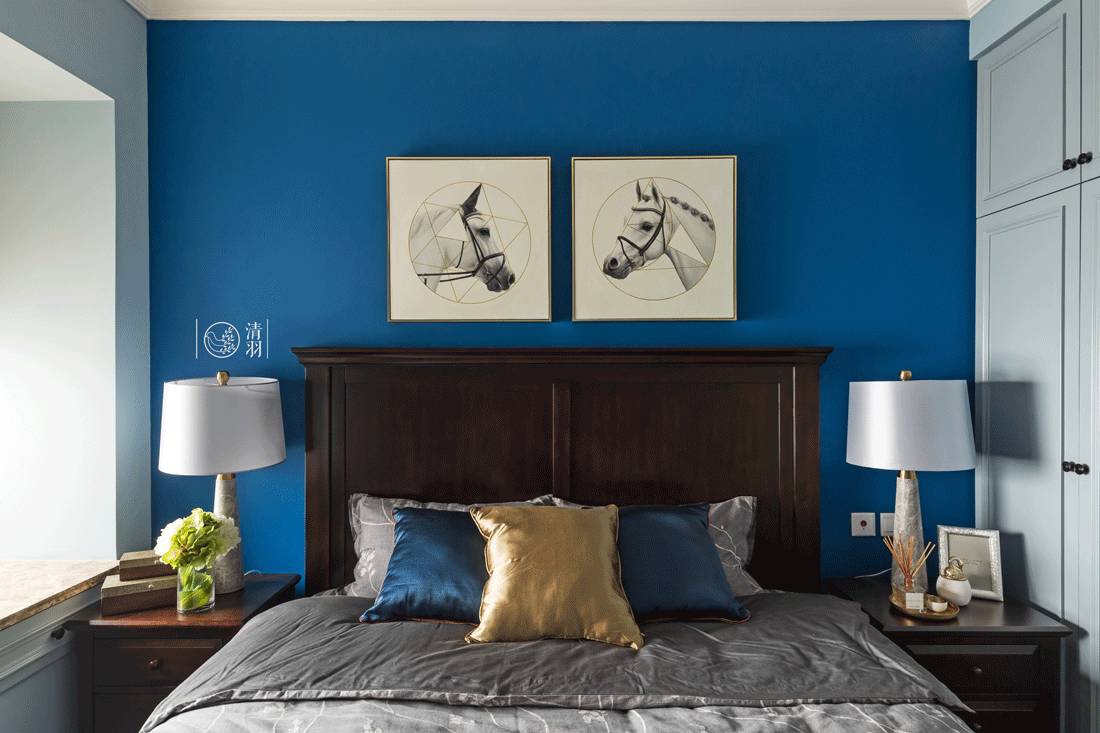 清羽设计 | 成都暗夜星空美式三居室-30