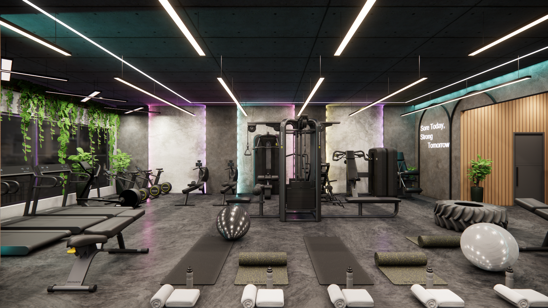 GYM - INTERIOR DESIGN 健身房-2