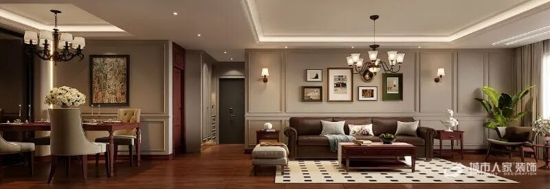 城市人家||太美院子125平方,美式复古,诠释高雅与精致的艺术感-13