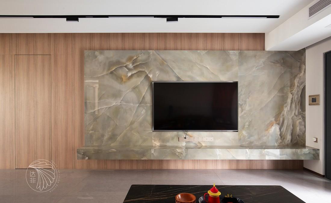 180 平米旧房翻新，打造自然现代新婚房-0