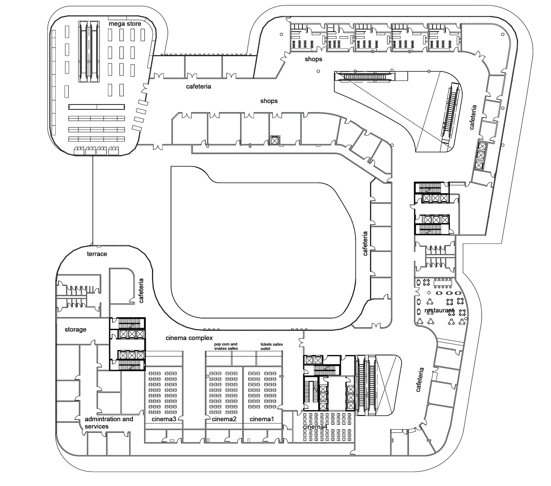 V  TOWER  NEW ALAMEIN CITY商业与住宅塔楼丨开罗大学工程学院建筑系-17