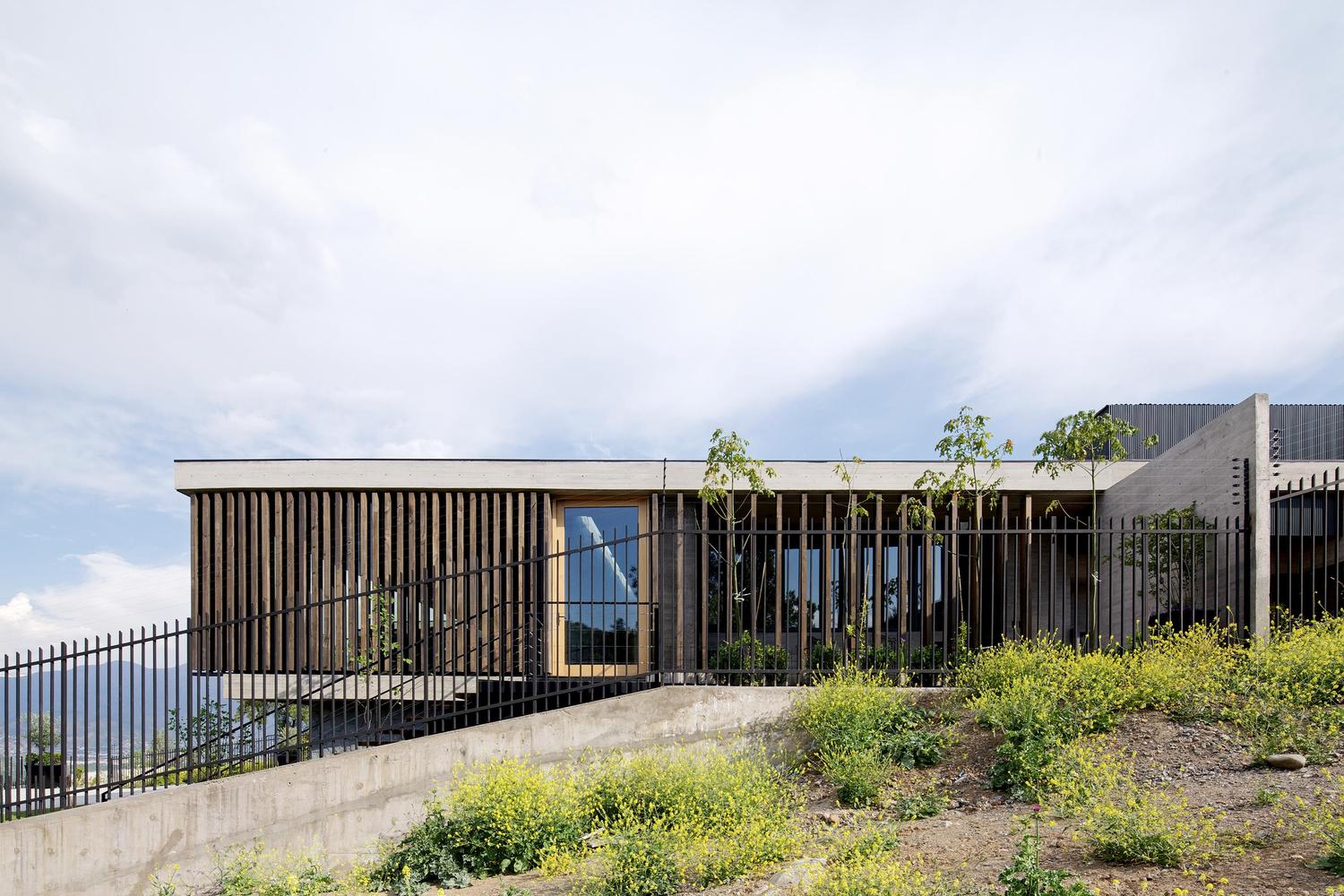 智利 PF House 丘陵景观中的宜居设计-26