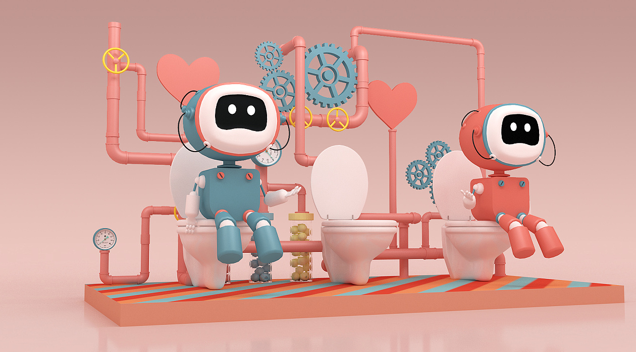 Robot Commercial art display-6