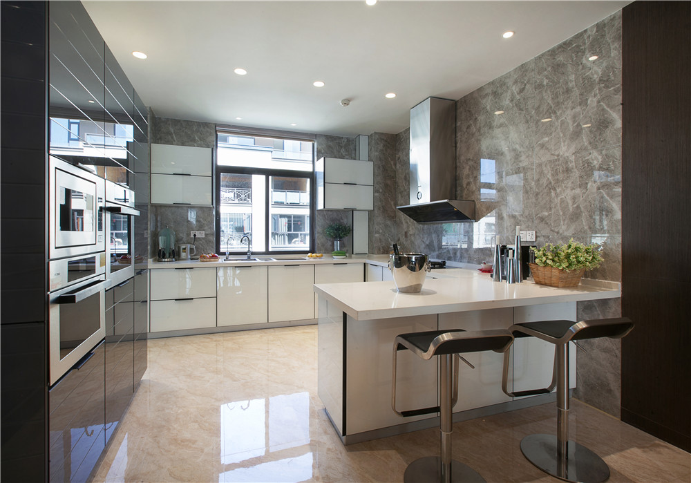 欢乐佳园现代前卫三口之家,精致轻奢生活空间-49