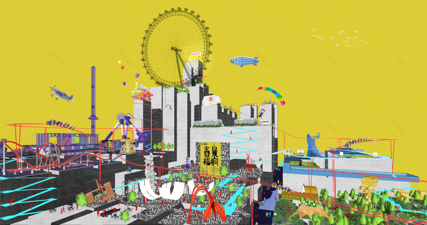 第五立面交响曲第九届深双南头古城分展场艺术装置丨厘米制造-6