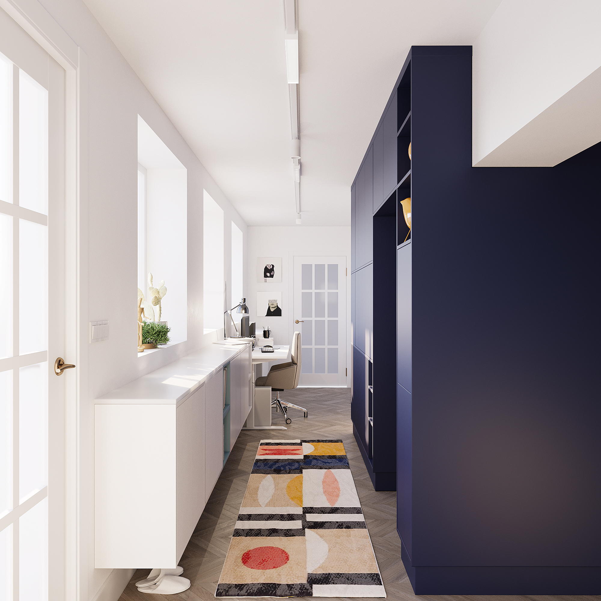 年轻女性活力公寓改造-13