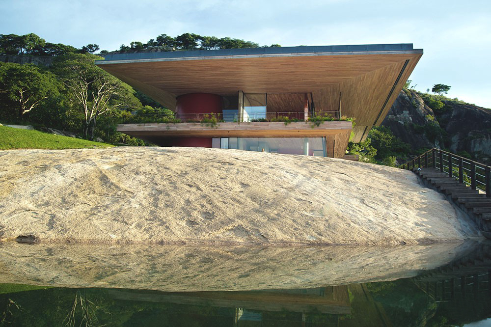 非洲Gota大坝的石上住宅丨Sforza Seilern Architects-8