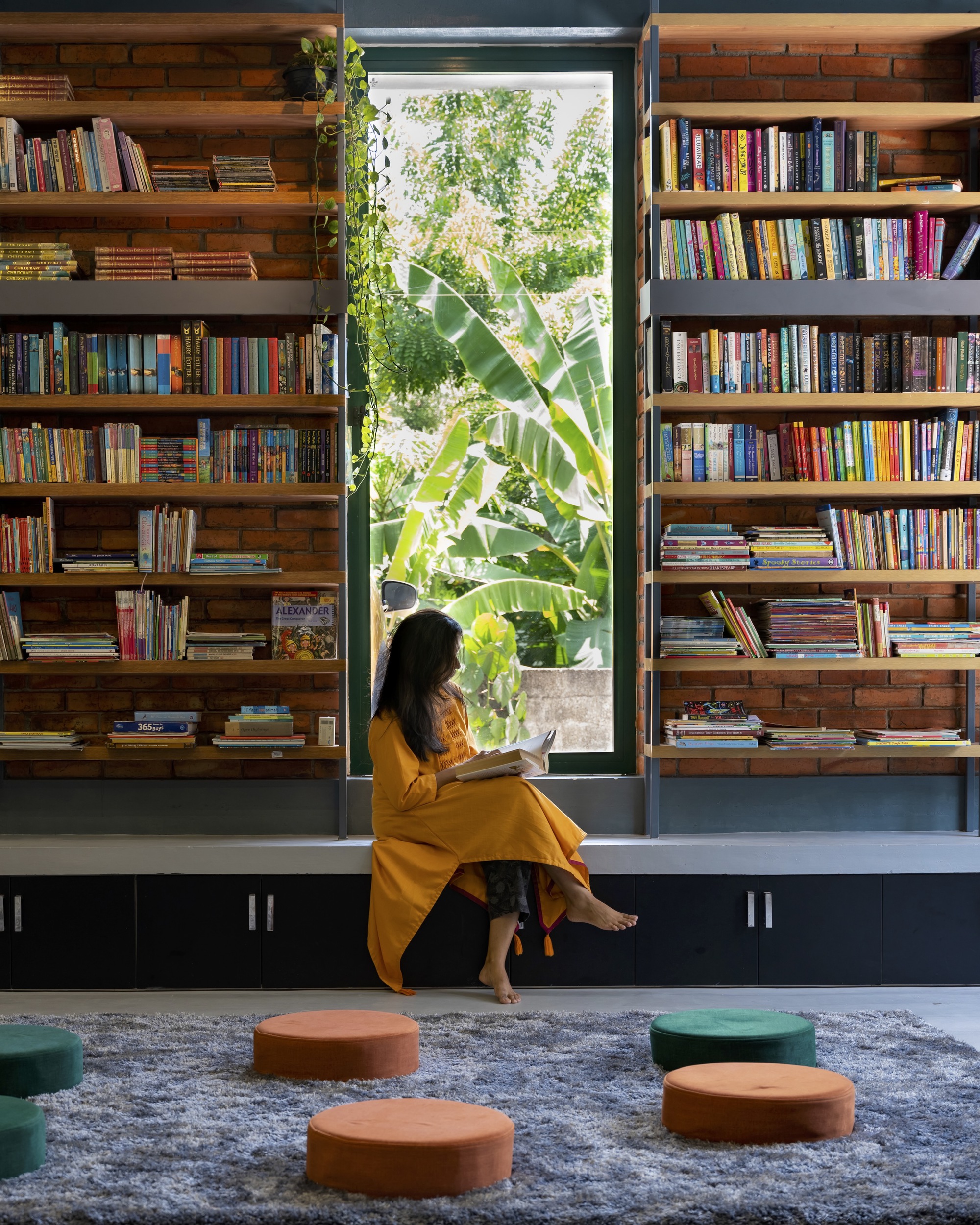 阅览室丨印度丨A N Design Studio-24