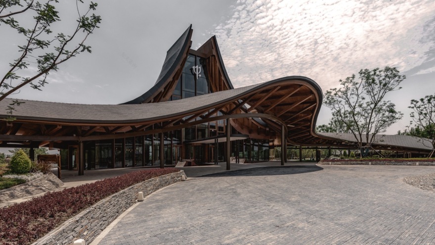 “龙脊”地中海黑龙滩度假酒店丨中国眉山丨AIM恺慕建筑设计-10