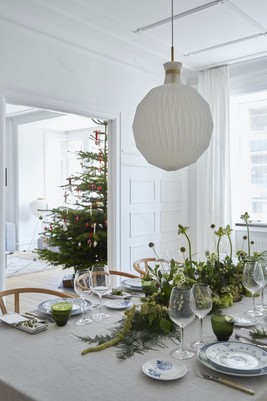 丹麦哥本哈根清新家庭圣诞家居设计-10