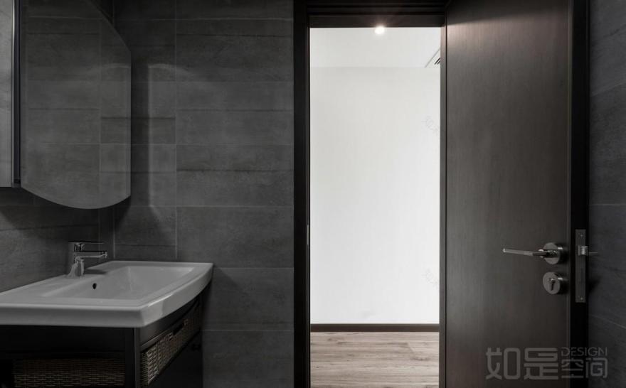 成都如是空间设计田青 | 水泥工业风平层住宅,回归本真美-39