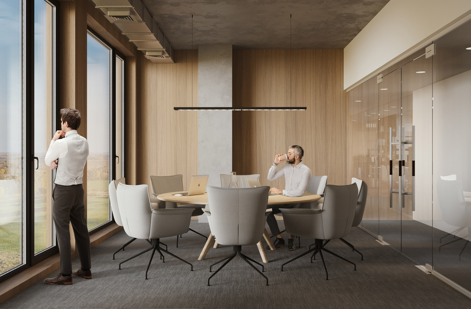 Roheline Park 办公楼商业 CGIs丨爱沙尼亚塔尔图丨Yellow Studio-22