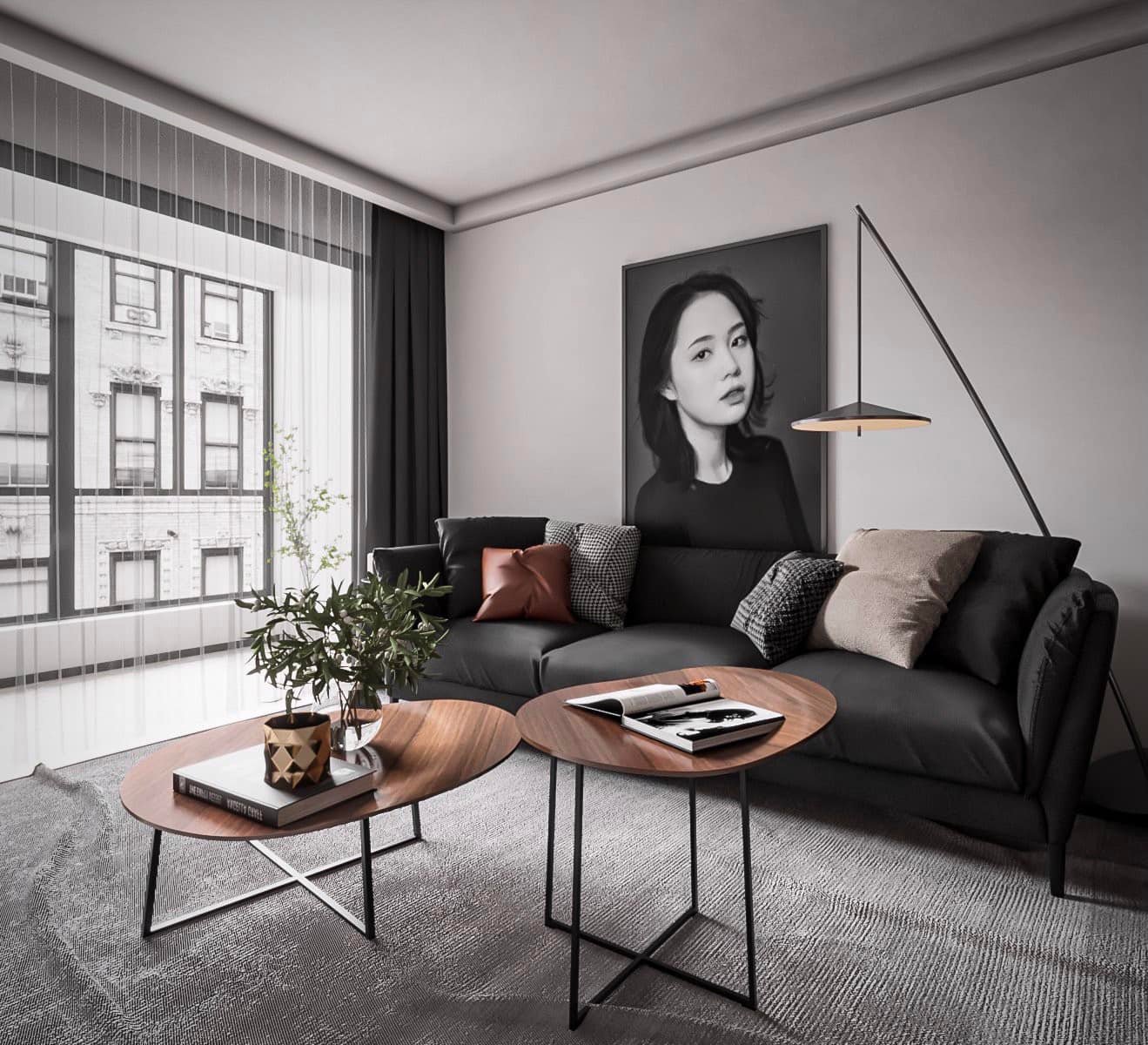 Sketchup客厅室内模型丨Dieu Linh-6