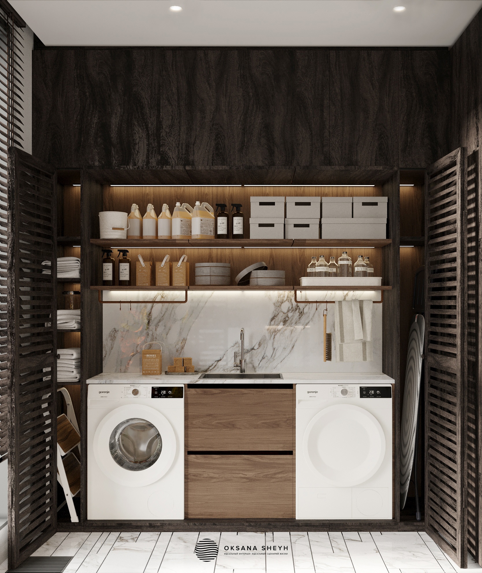 Marble laundry room-1