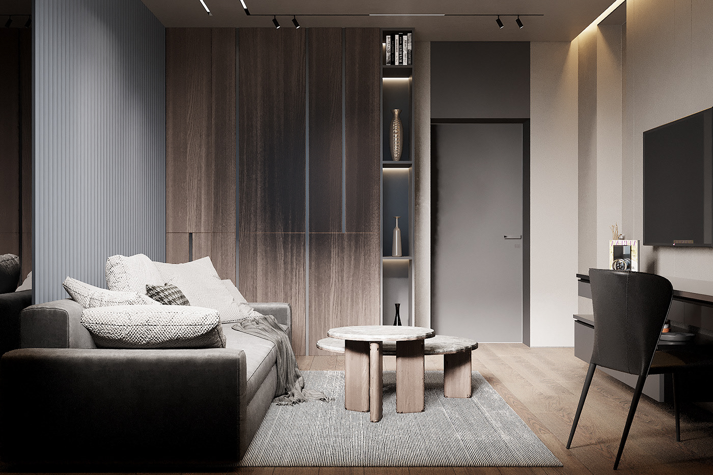 灰色系空间设计 慢享惬意时光-3