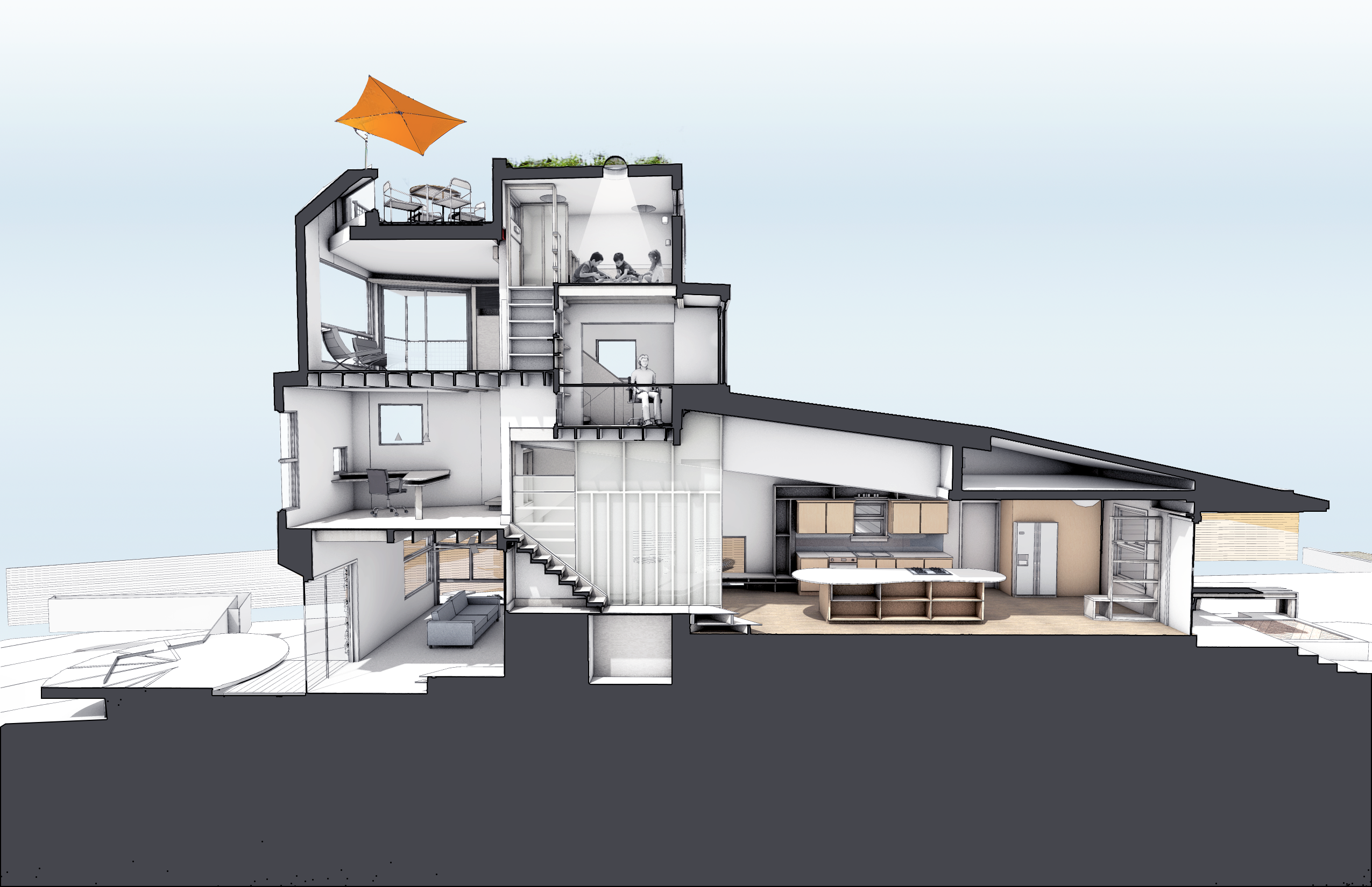 2016 年 Westrock 住宅，连接工作与生活的空间塔-30