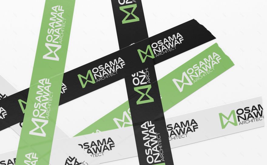 OSAMA NAWAF 建筑品牌 LOGO 设计与视觉识别-18