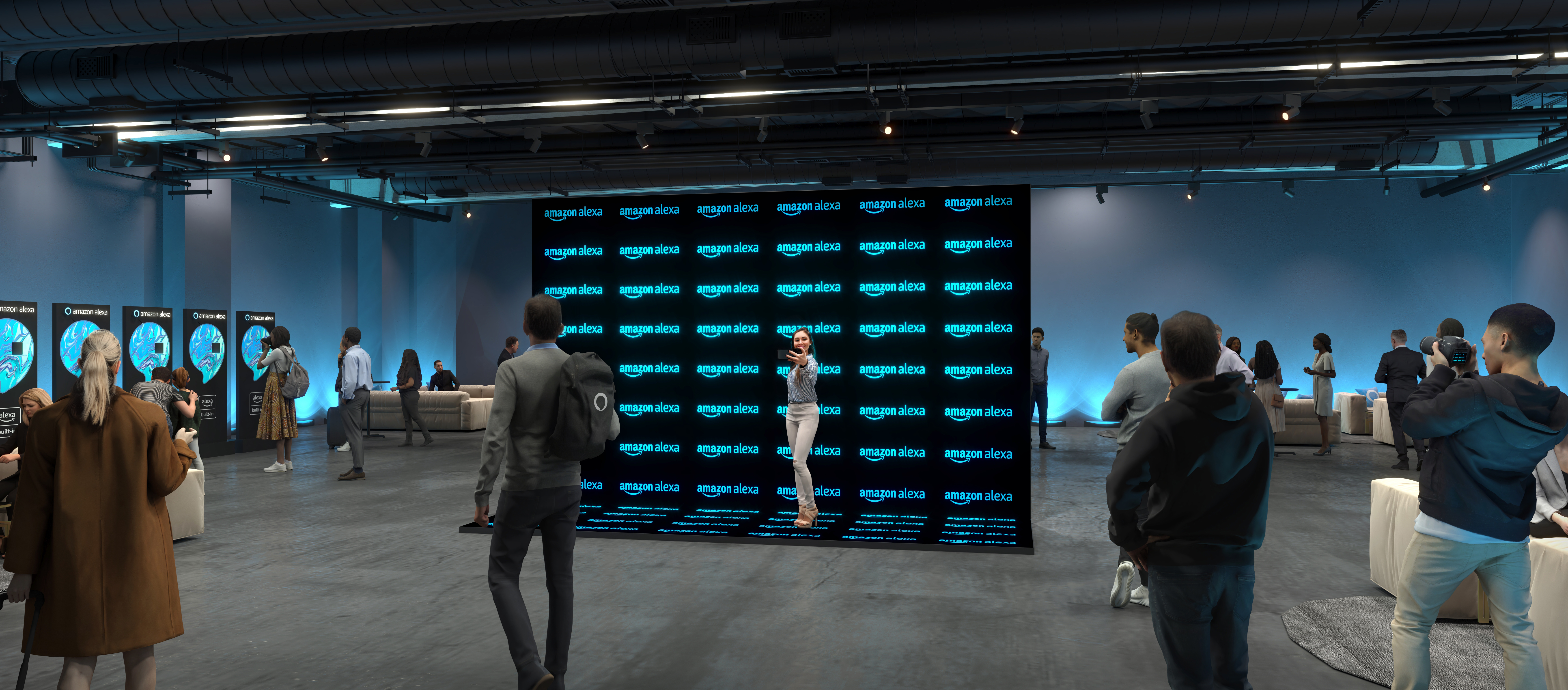 Amazon Ale·a 产品展示舞台设计丨沙特阿拉伯利雅得-13