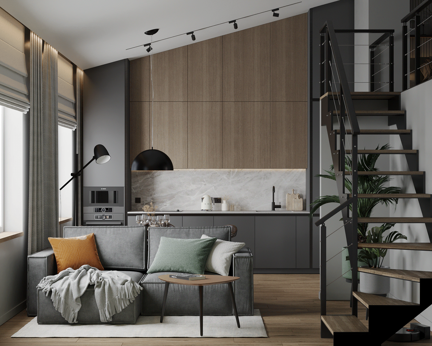 内敛克制深色空间！-4