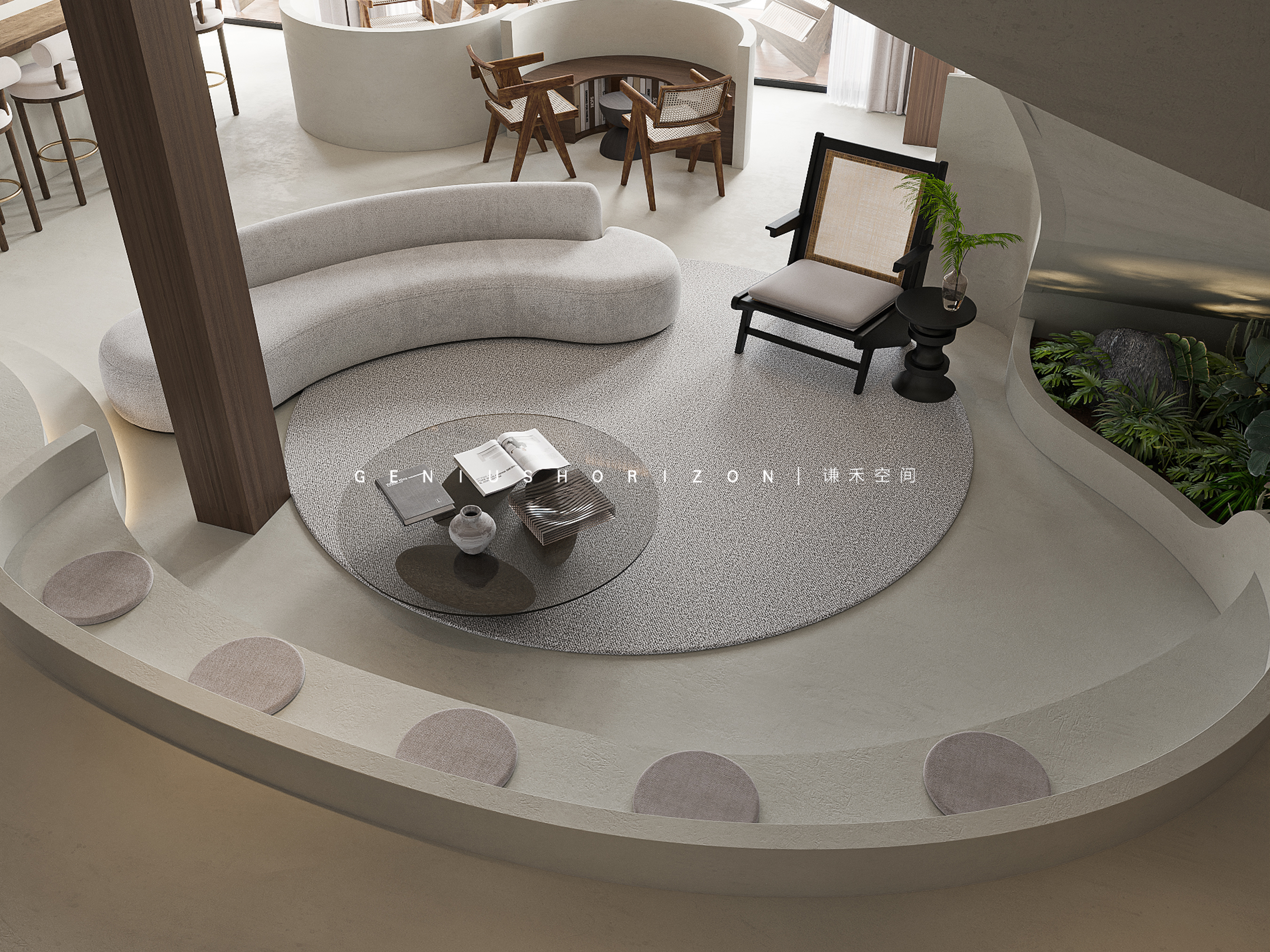 侘寂民宿设计丨谦禾空间设计事务所-26