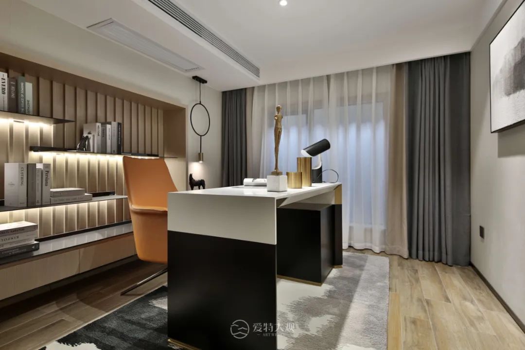 样板房实景丨187㎡现代风，越简单，越高级！-46