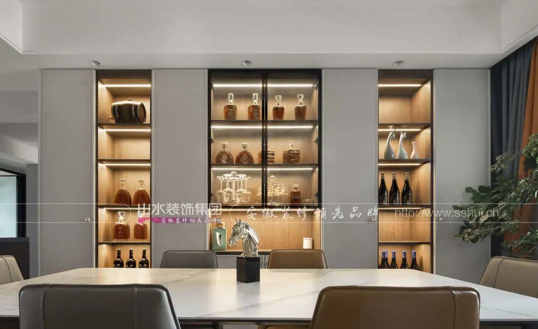 180㎡现代轻奢家丨山水-41