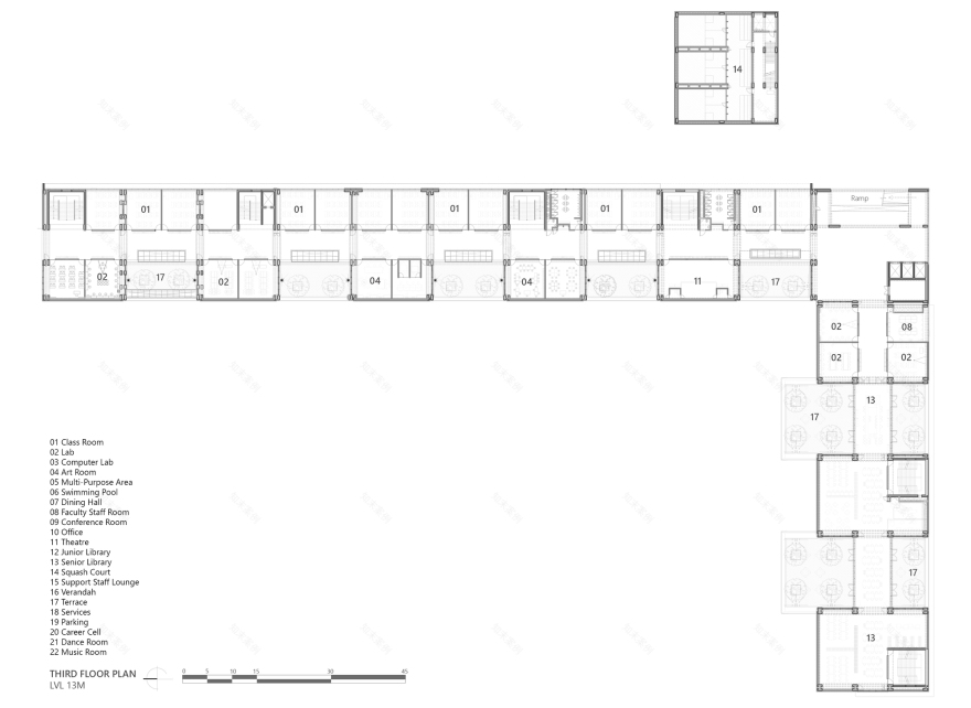 希夫·纳达尔学校丨印度丨Stephane Paumier Architects-42