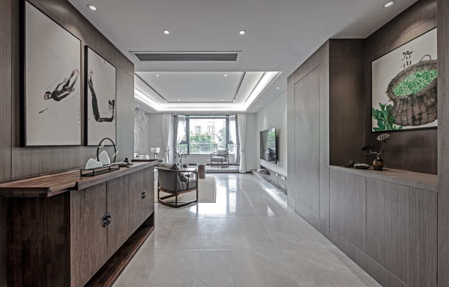 杭州捌零玖零设计|【观山】180㎡ 新中式-20