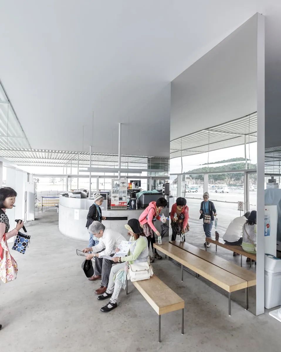 直岛客運碼頭（海之驛站直島）丨日本香川丨SANAA（妹島和世,西澤立衛事务所）-35