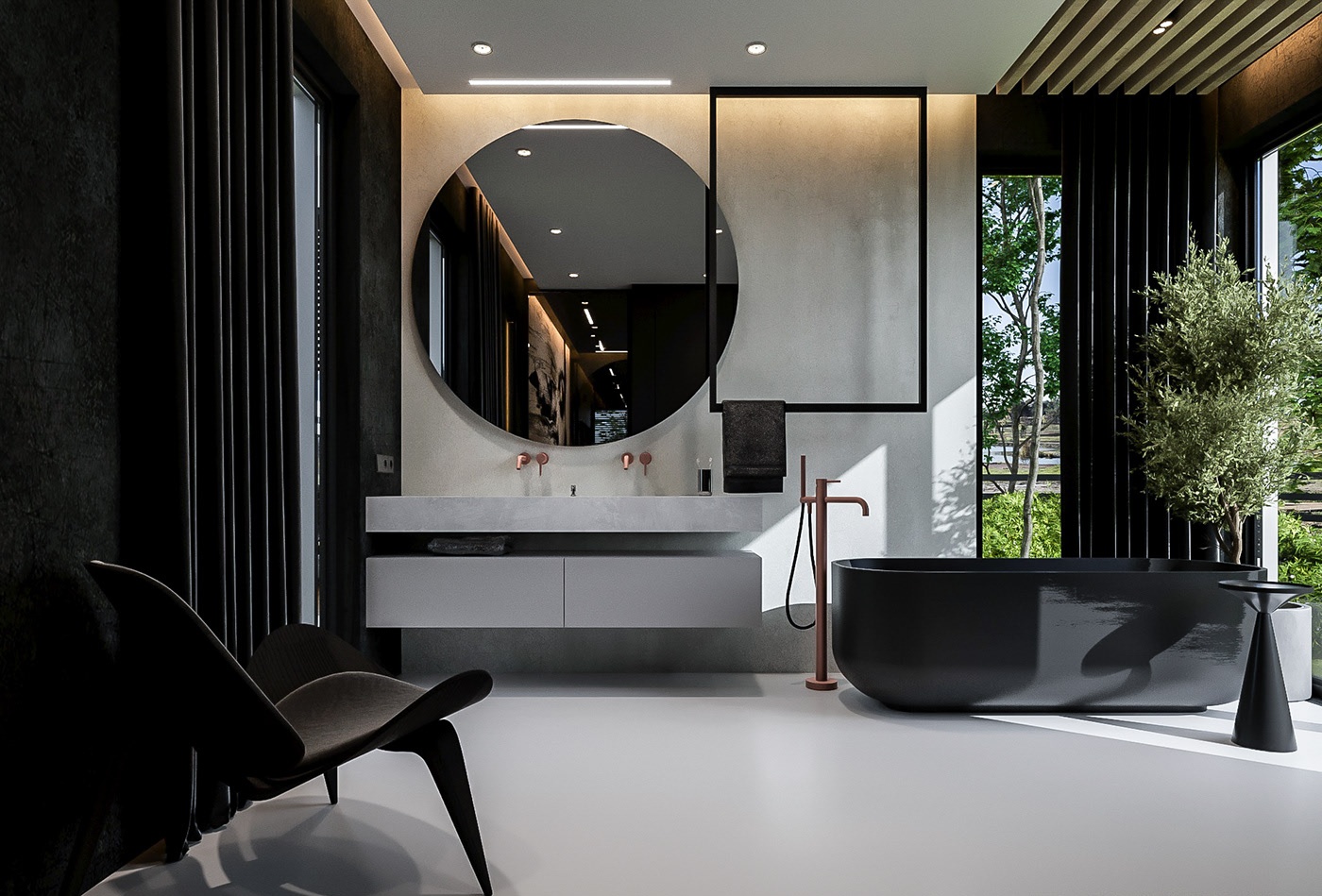 波兰简约风别墅设计-21