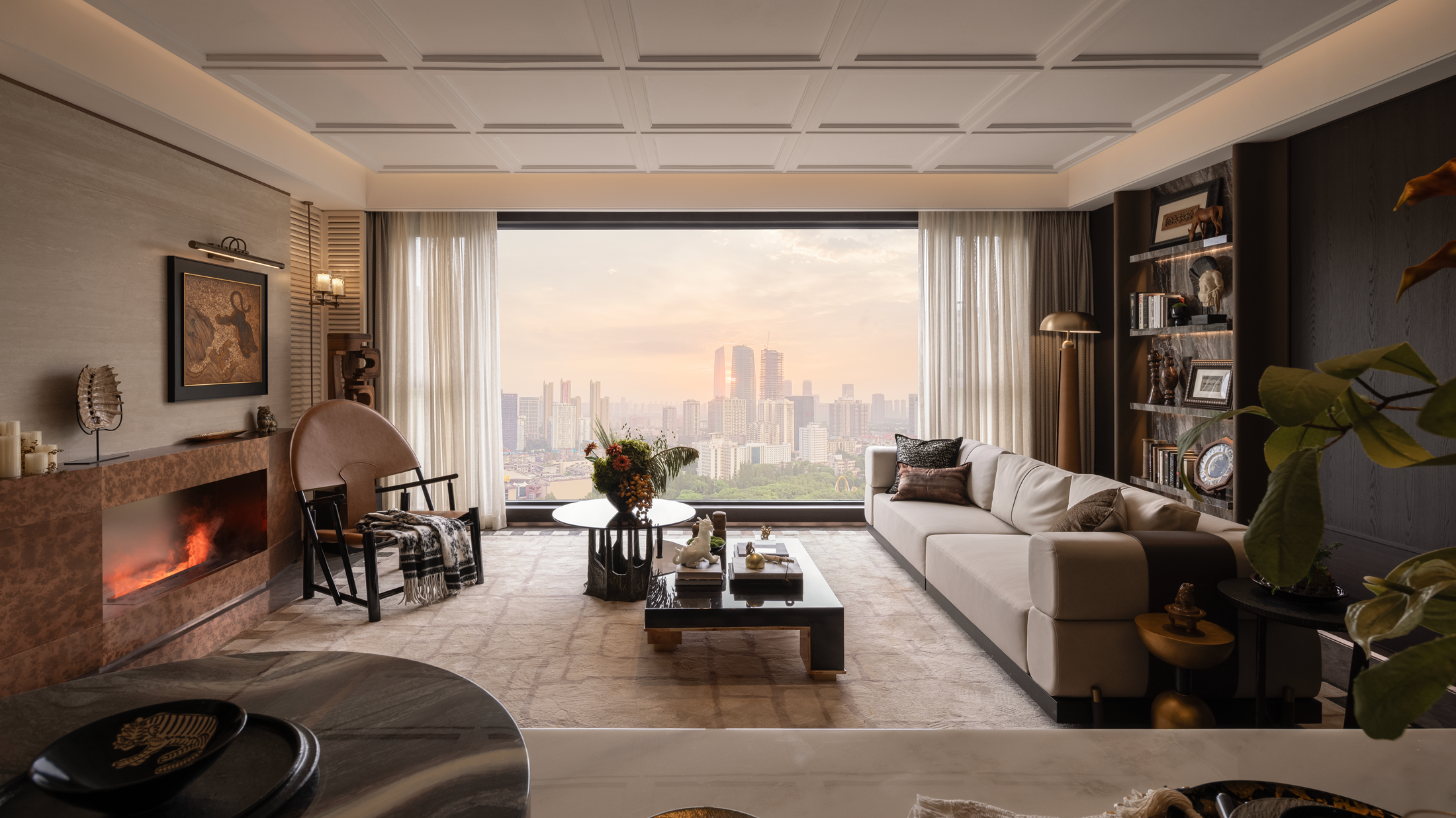 贵阳万科·未来溪地丨中国贵阳丨GNU金秋设计(软装),深圳市梵一舍室内装饰设计(硬装)-35