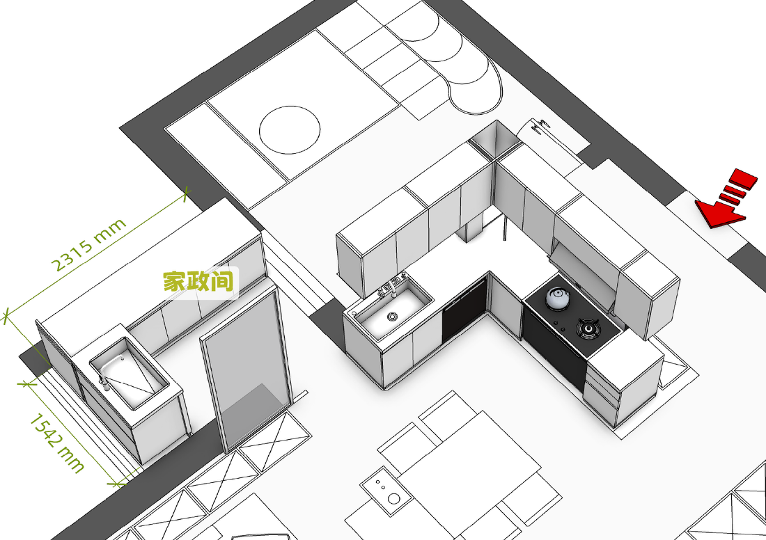 69 平米温馨两居改造-59