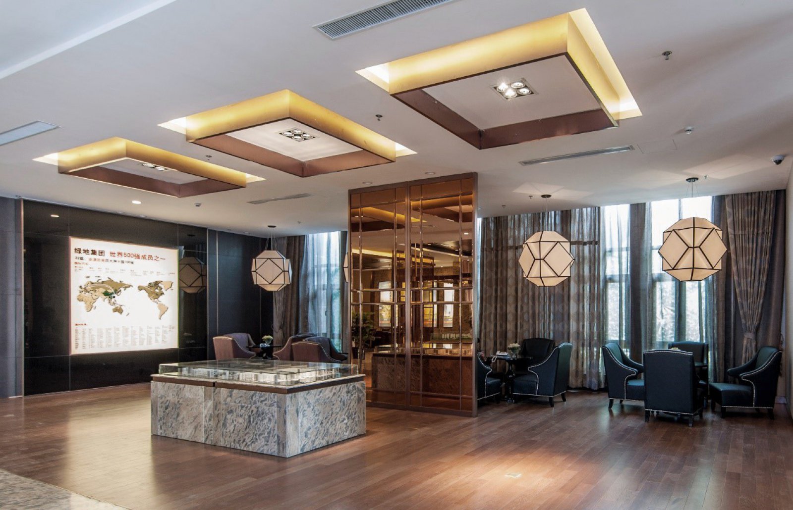 河南开封绿地城售楼处  彼勒建设-15