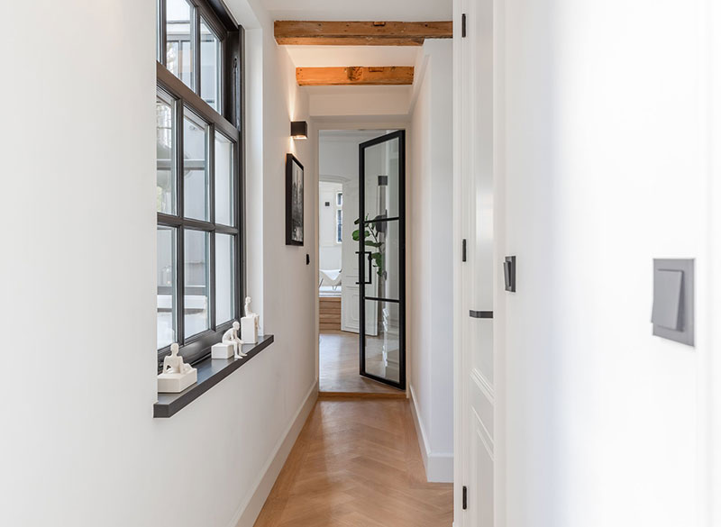 阿姆斯特丹 17 世纪独特运河房里的时尚斯堪的纳维亚公寓-20