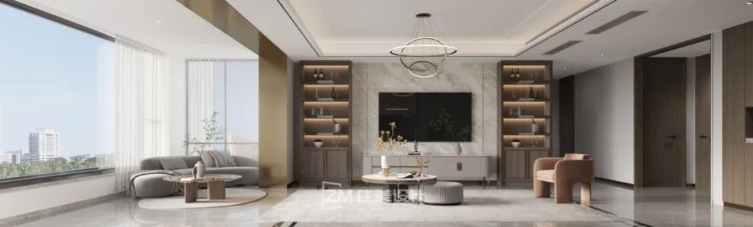 长沙金茂湾现代轻奢私宅设计丨中国长沙丨住美设计-18