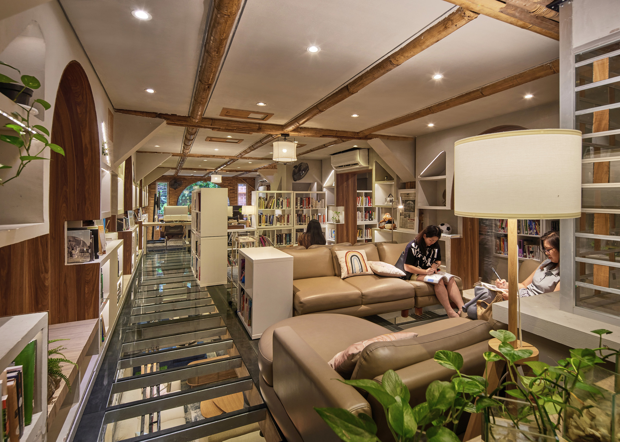 绿意盎然的别墅住宅兼工作室丨印度丨Realrich Architecture Workshop-62