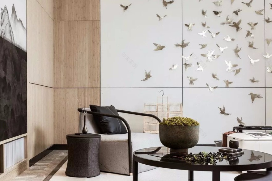 【杜文彪装饰设计】500㎡北京新中式别墅设计方案-25