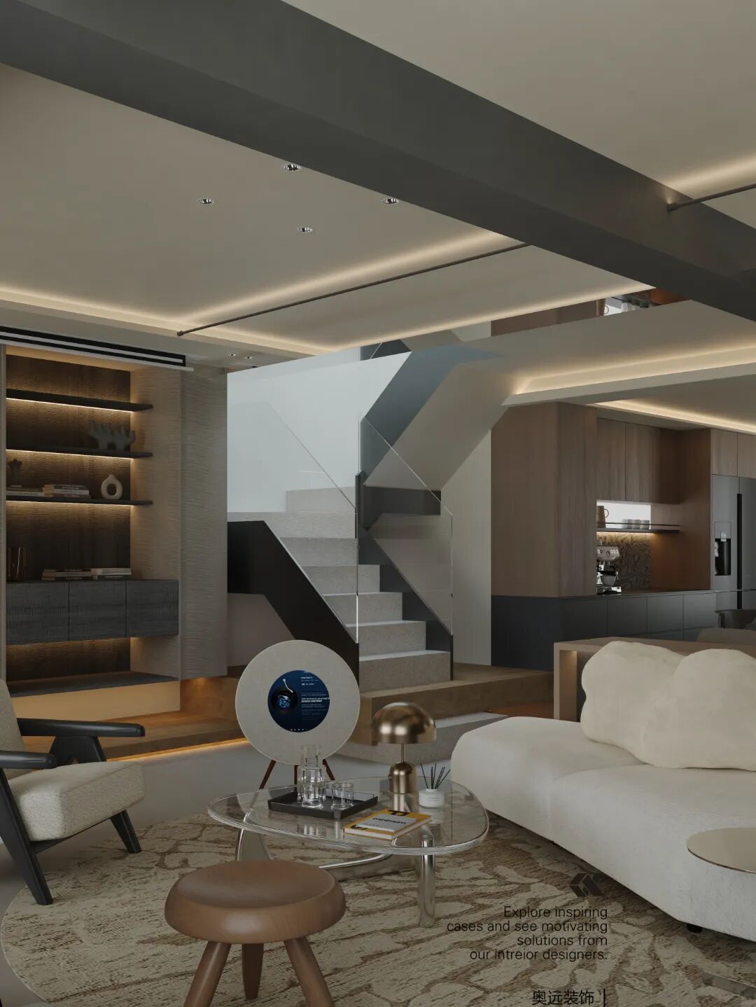 四季美庐复式住宅设计丨中国嘉兴丨奥远空间设计-41