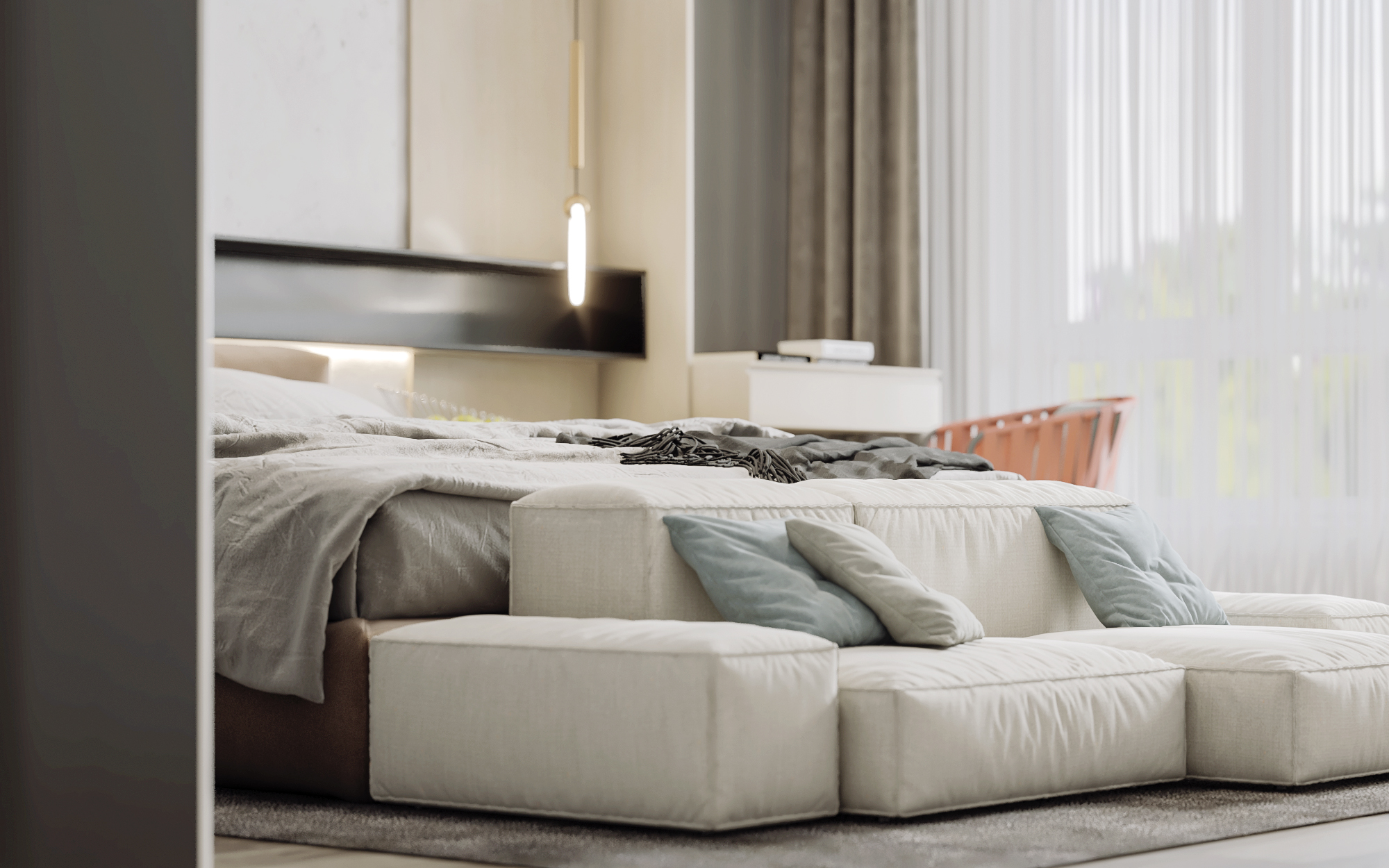 简约而不简单 | Vray 两套现代室内设计案例解读-10