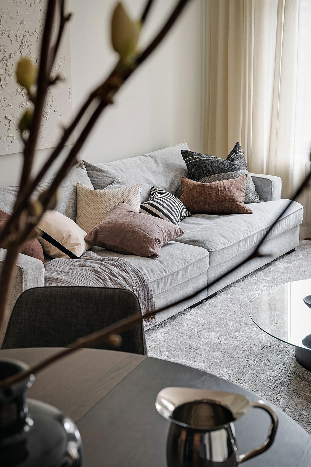 温馨时尚的 80 平米斯堪的纳维亚风格公寓-2